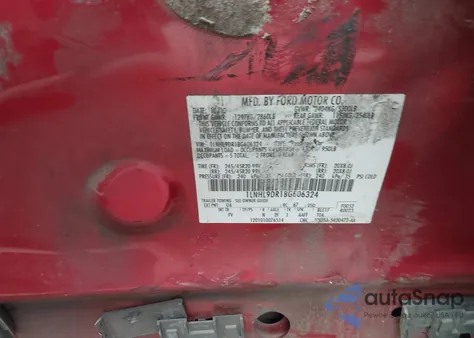 2011 Lincoln Mks from USA, damaged, VIN 1LNHL9DR1BG606324